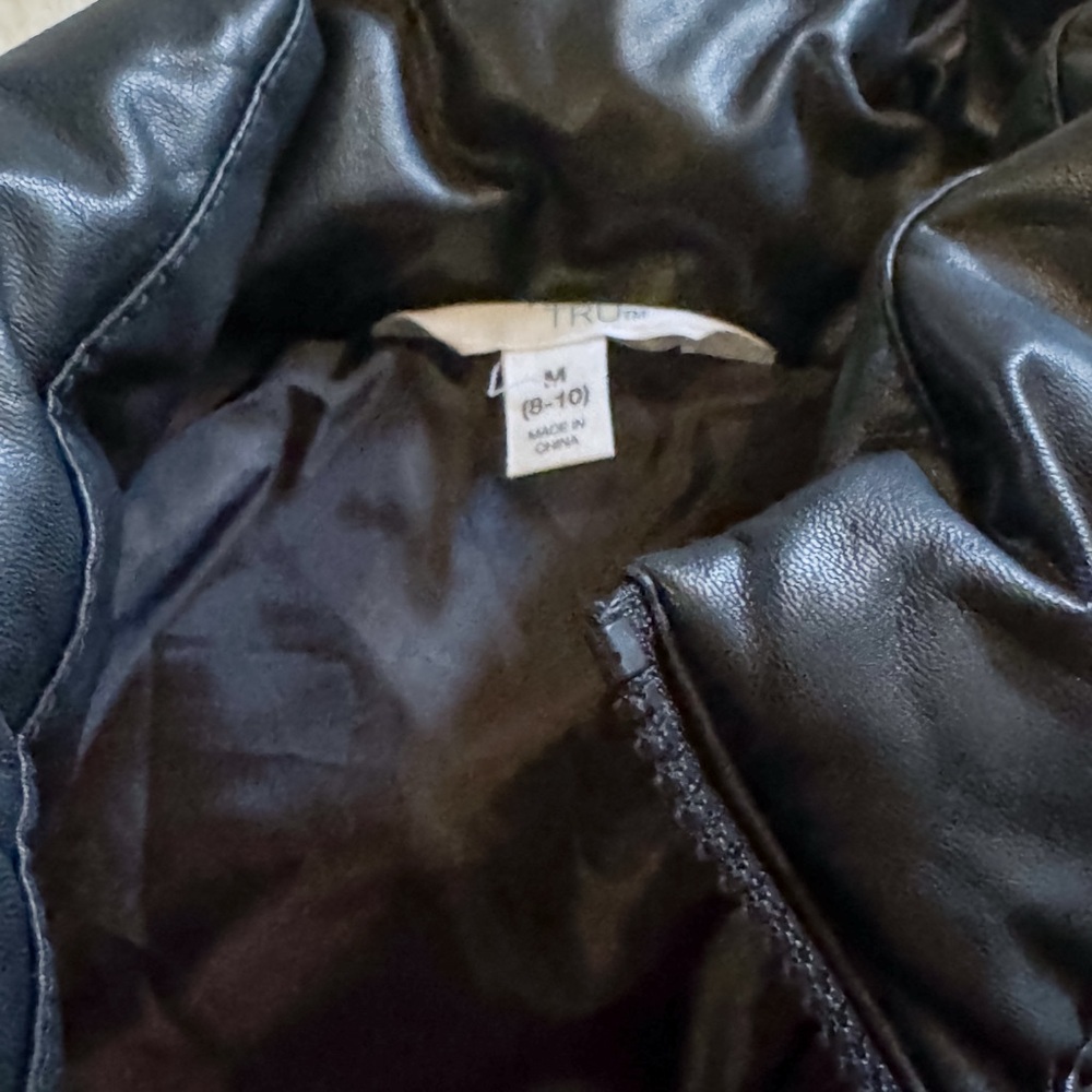 Puffer Jacket Faux Leather - Picture 4 of 5